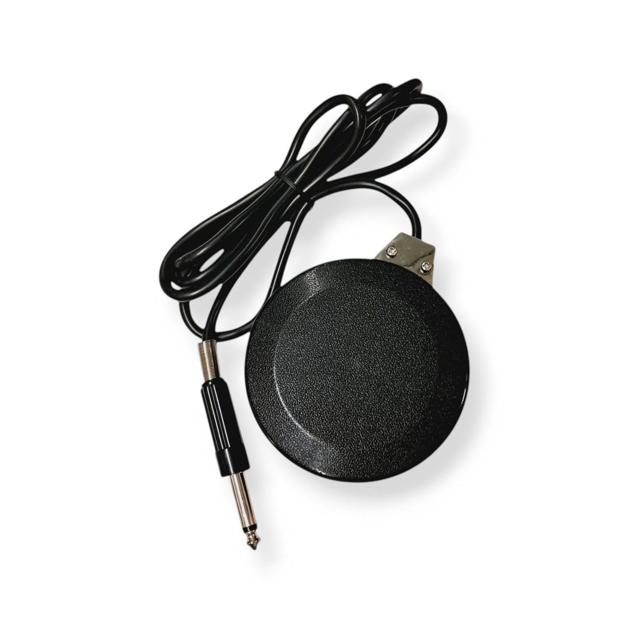 Педаль для тату машинки пластиковая круглая Черный (FS3021)