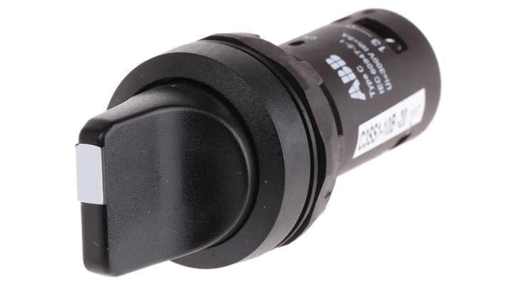 Перемикач поворотний ABB на 3 положення 2НВ Чорний (C3SS1-10B-20)