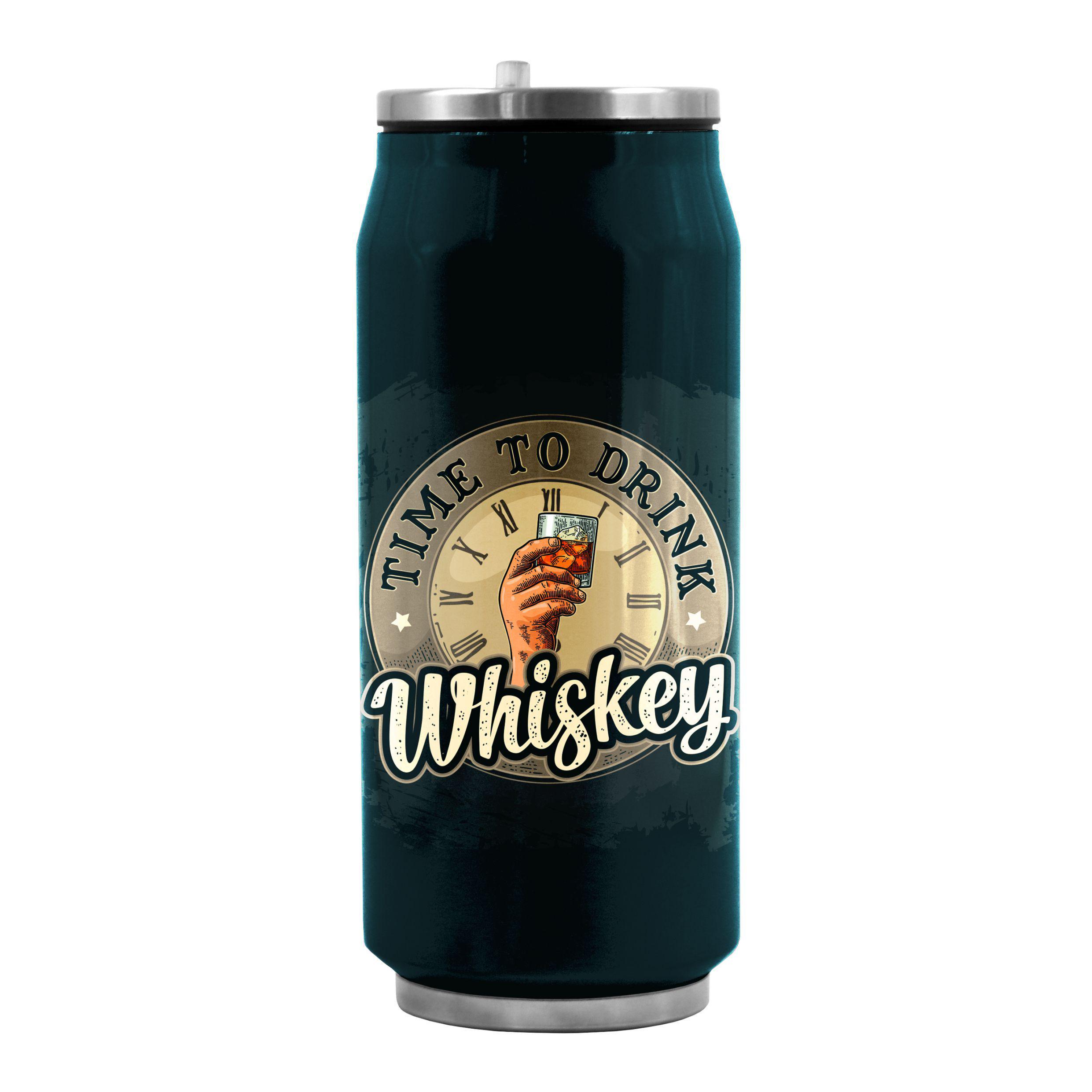 Термобанка Krauff Fantale з нержавіючої сталі з трубочкою 400 мл (20071380)