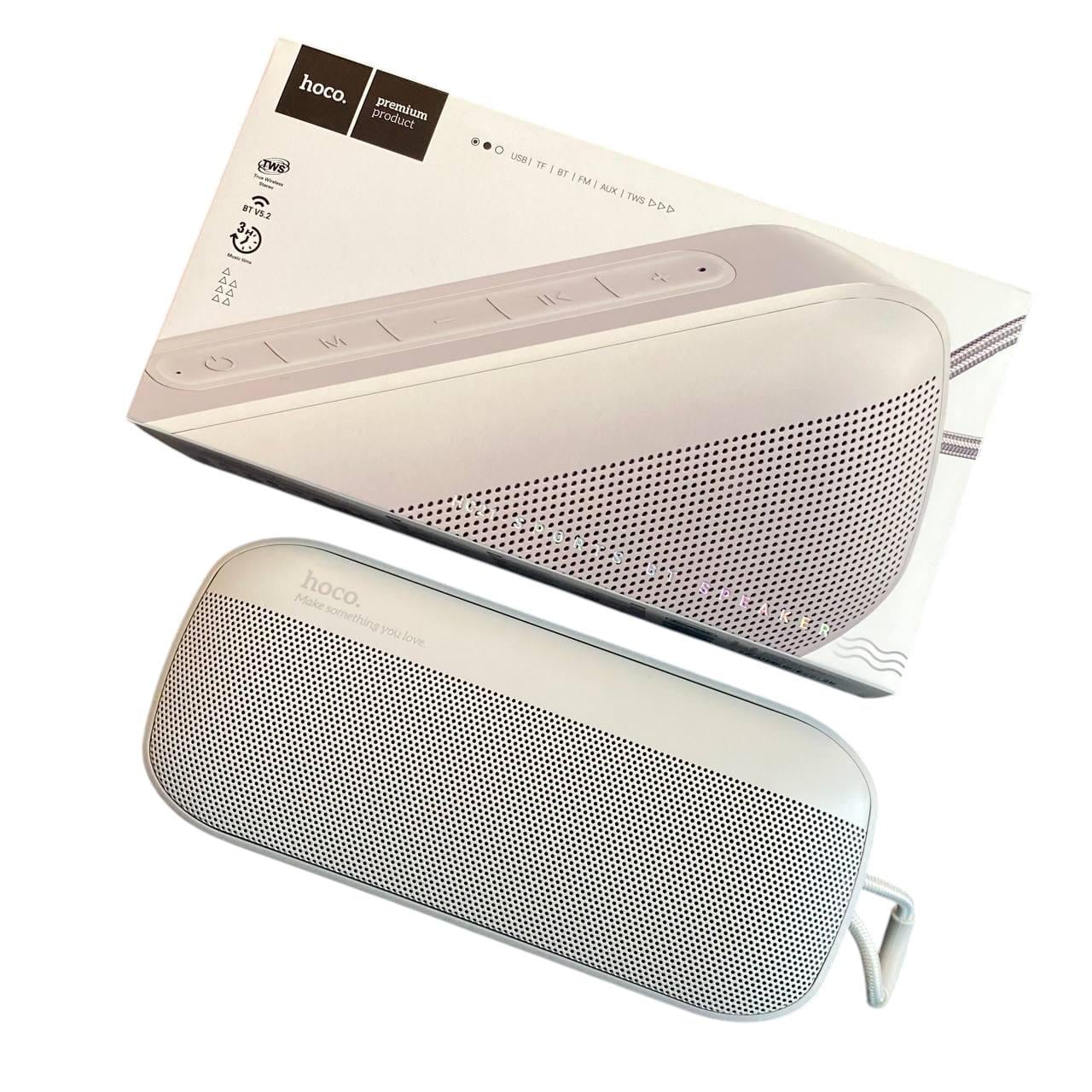 Колонка портативная Bluetooth Hoco HC21 Shadow sports BT speaker Белый
