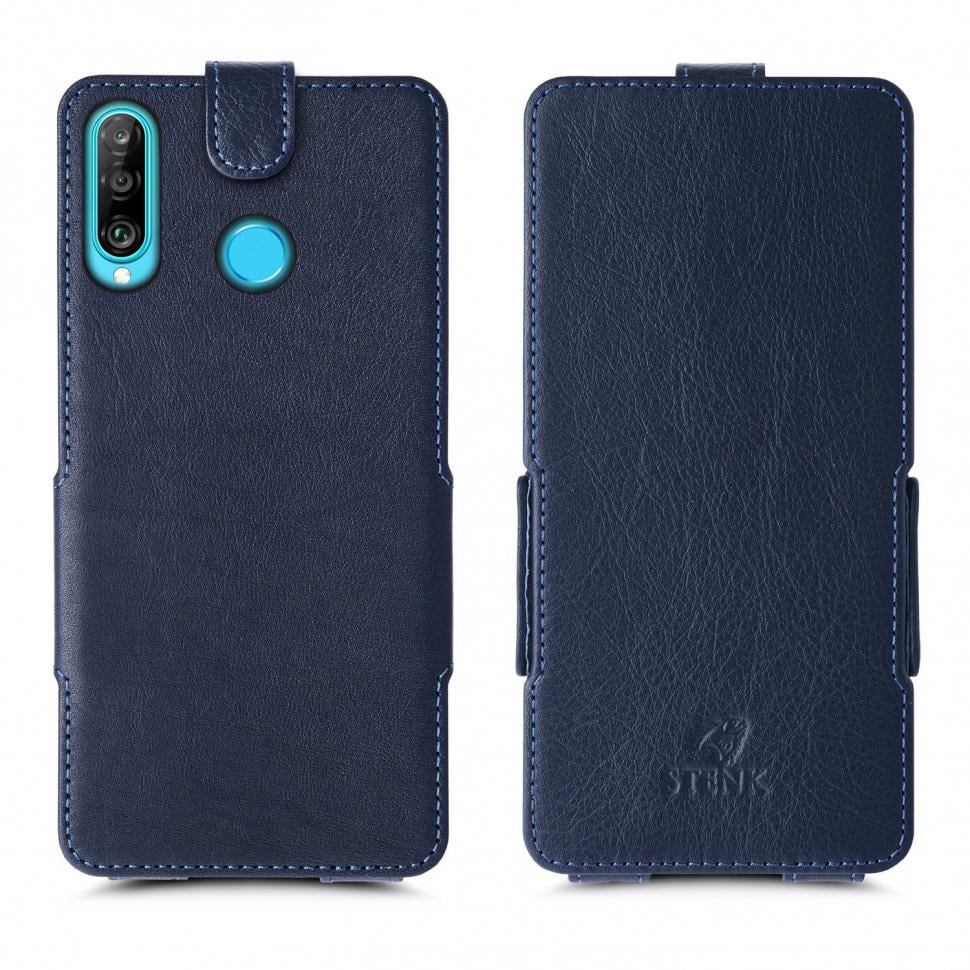 Чехол флип Stenk Prime для Huawei P30 Lite Синий (63616)