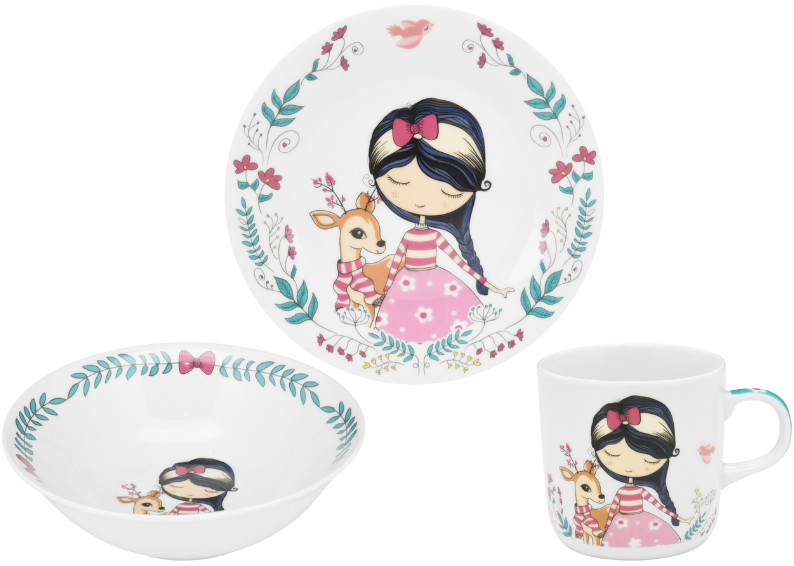 Набір дитячого посуду Limited Edition FAIRY 3 шт. (UG-C679)