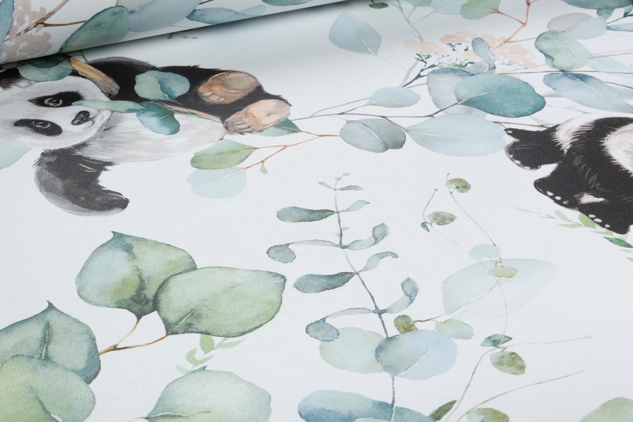 Шпалери флізелінові RASCH Kids World 2 301144 Декор вініл гарячого тиснення 0,53х10,05 м Білий