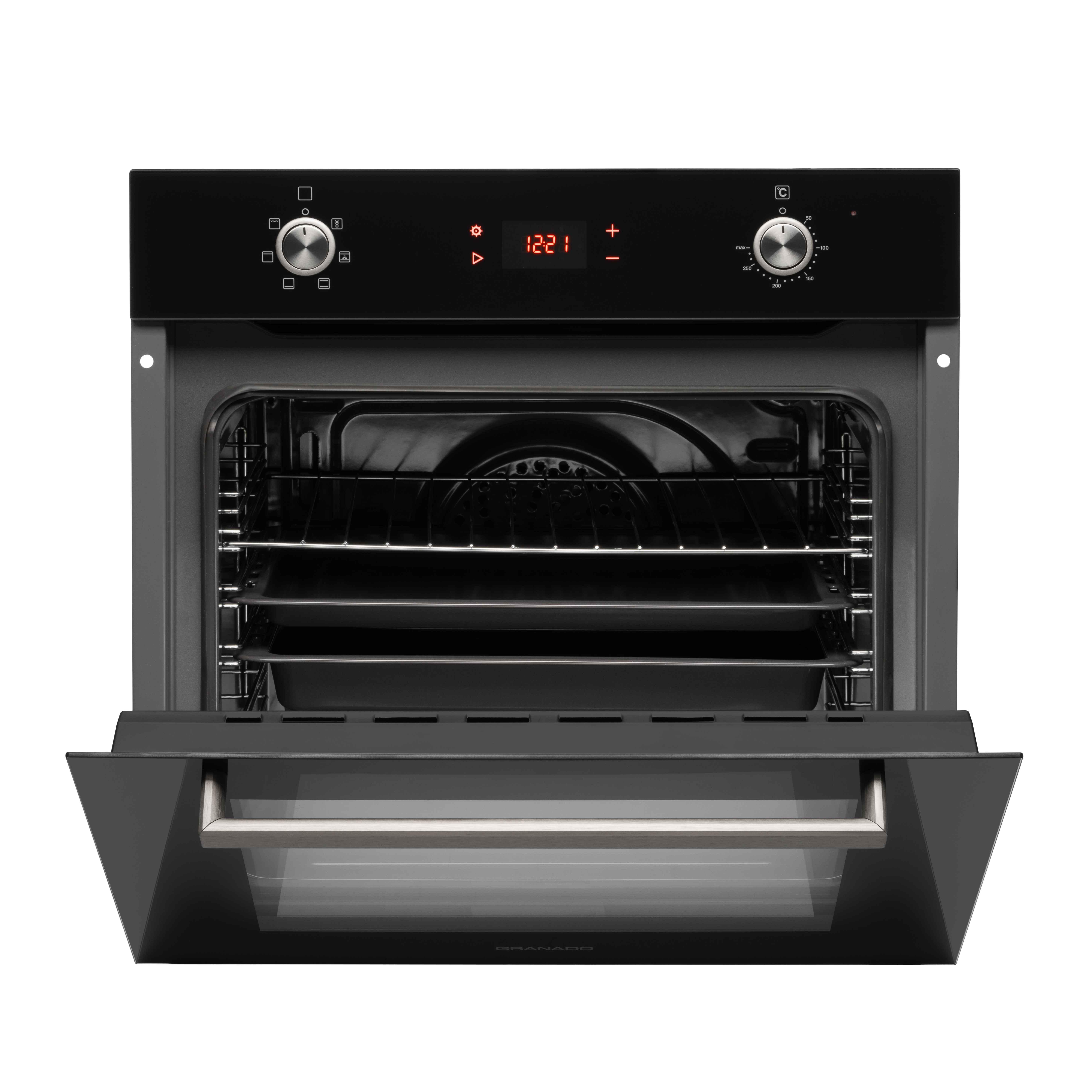 Комплект Granado духова шафа електрична GEO 62-1310 Black та варильна поверхня індукційна GIH 614 - фото 4 Комплект Granado духова шафа електрична GEO 62-1310 Black та варильна поверхня індукційна GIH 614 - фото 4