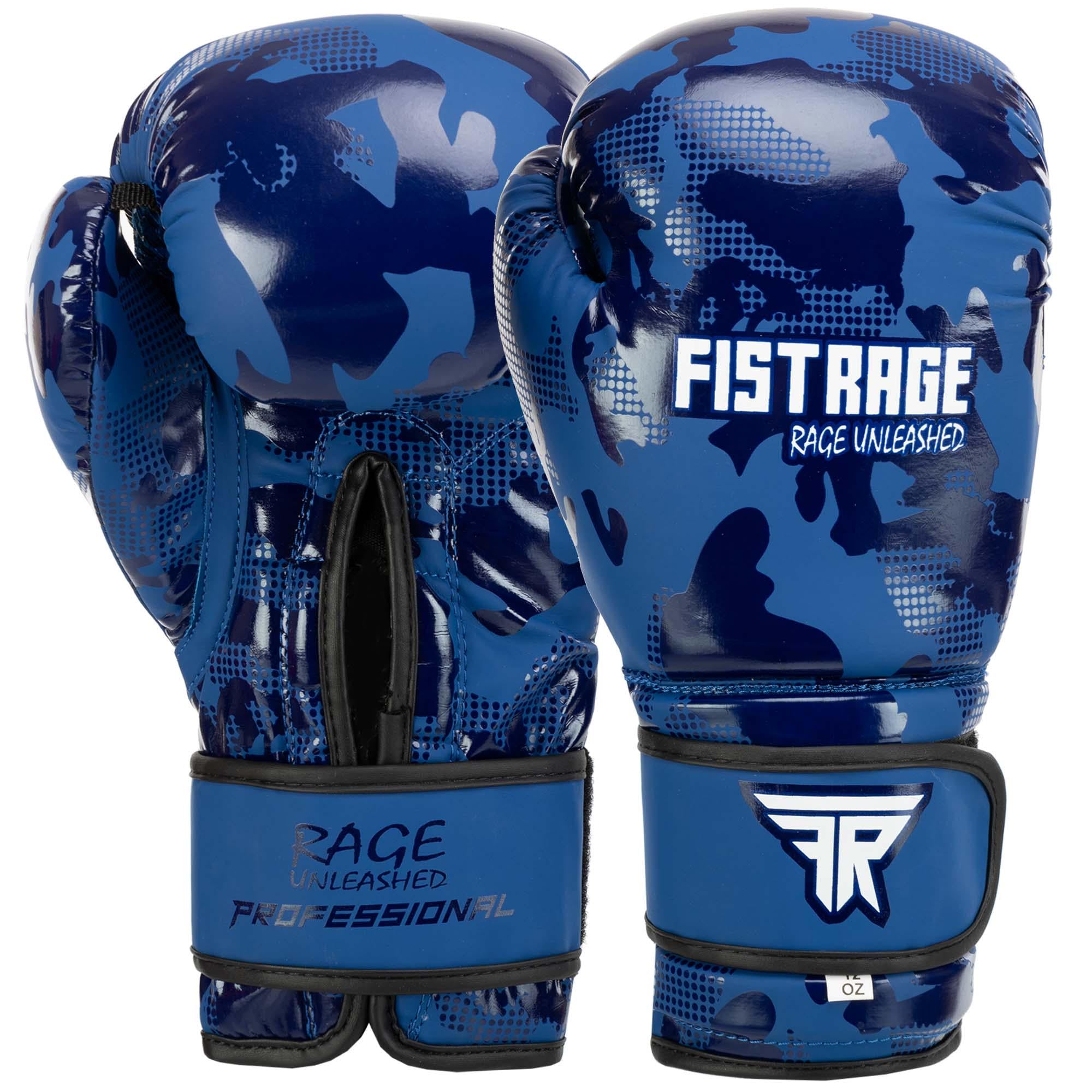 Перчатки боксерские FISTRAGE FLEX VL-5552 12 oz Синий (VL-5552_Синий_12_унции)