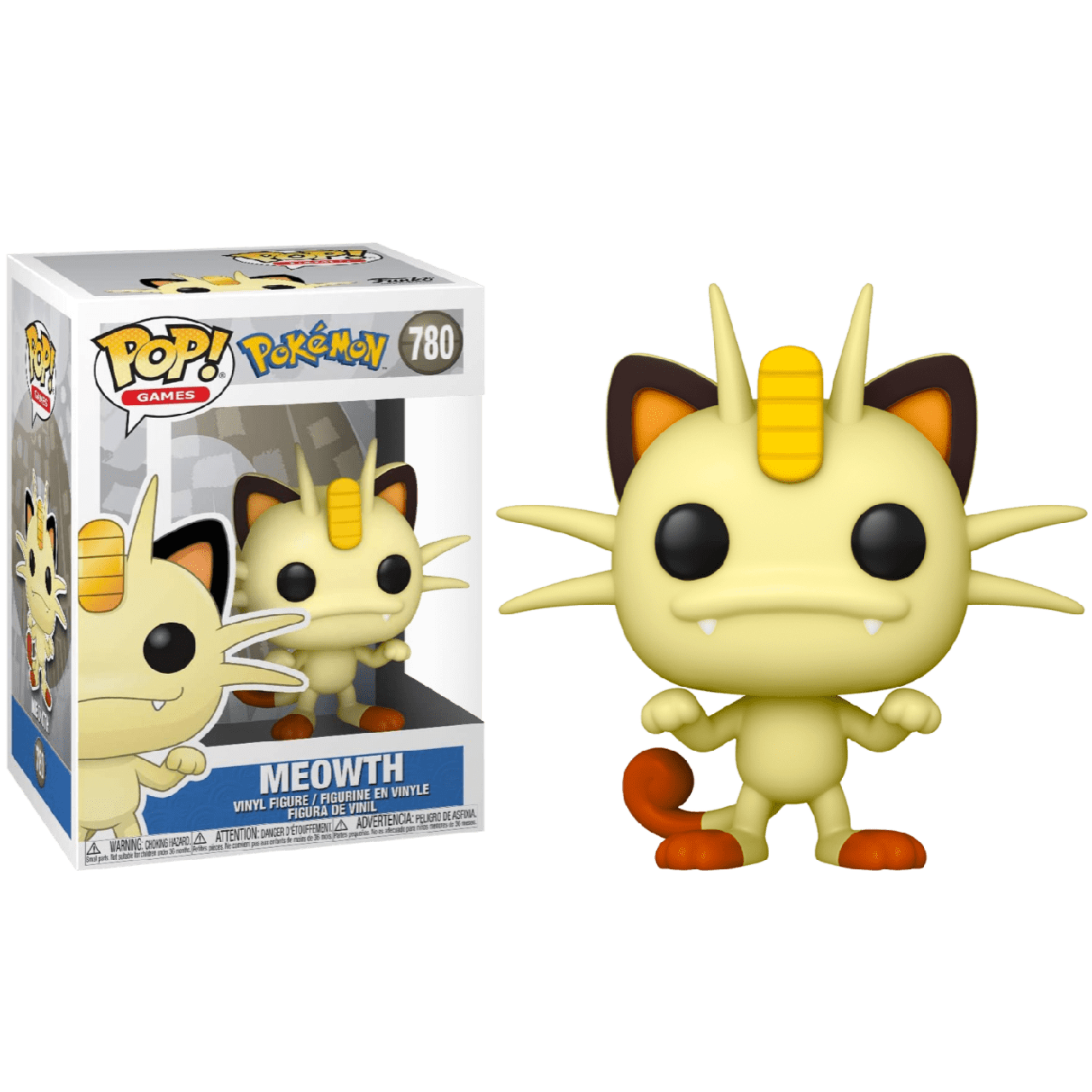 Фігурка Funko Pop Мяут Pokemon Meowth 10 см - фото 2