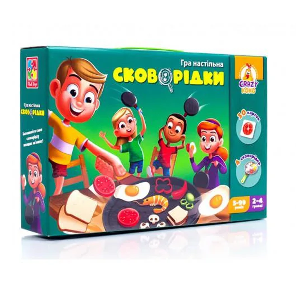 Гра на швидкість Vladi Toys Сковородки VT2309-01 (MTT-75732)