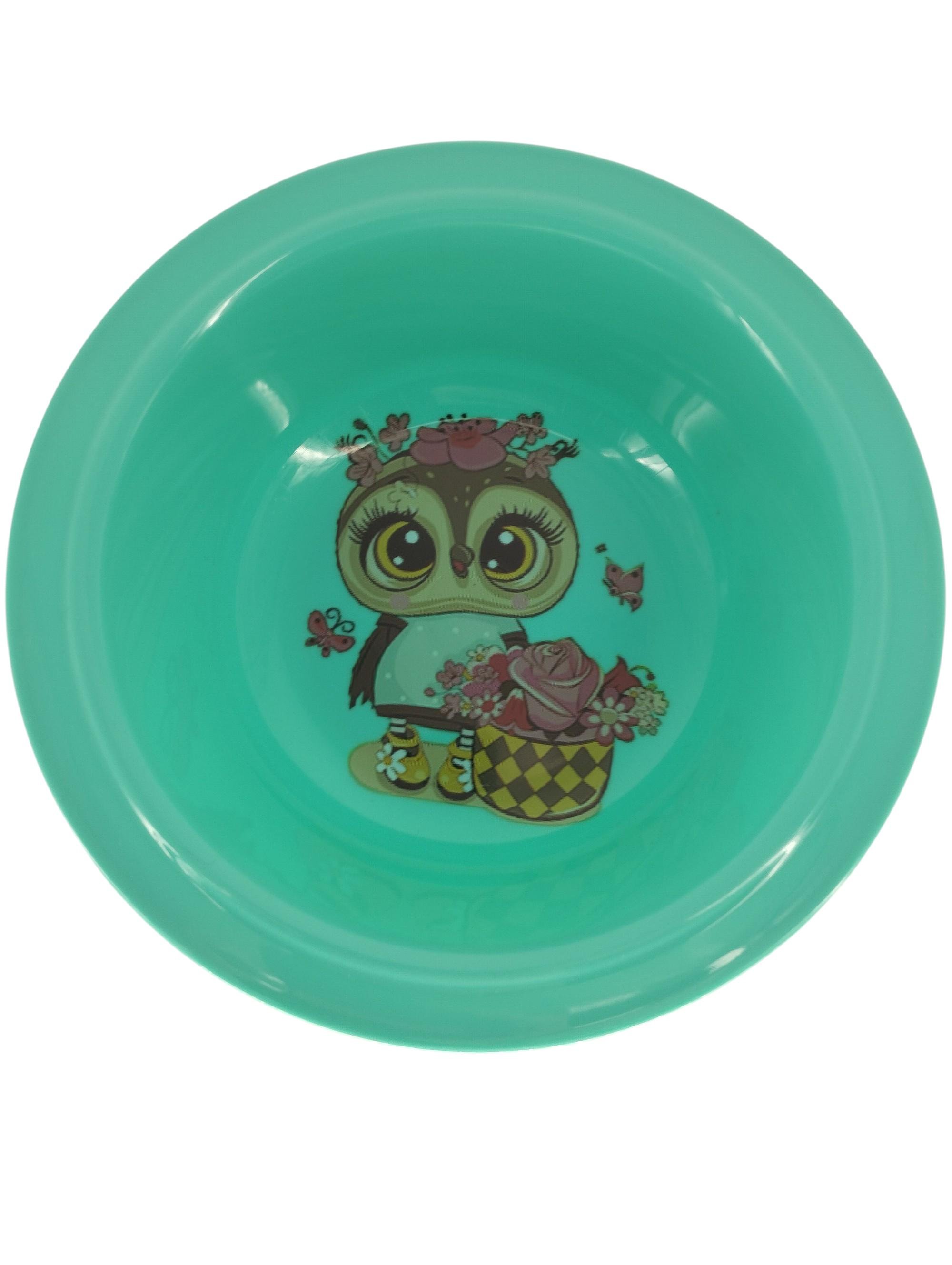 Детская тарелка глубокая Божья коровка PB-147 16,5 см Зеленый (29703535) - фото 1