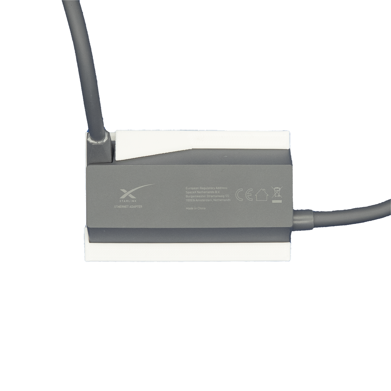 Крепление UA3D для Starlink Ethernet Adapter Белый (UA3D003-White) - фото 3 Крепление UA3D для Starlink Ethernet Adapter Белый (UA3D003-White) - фото 3