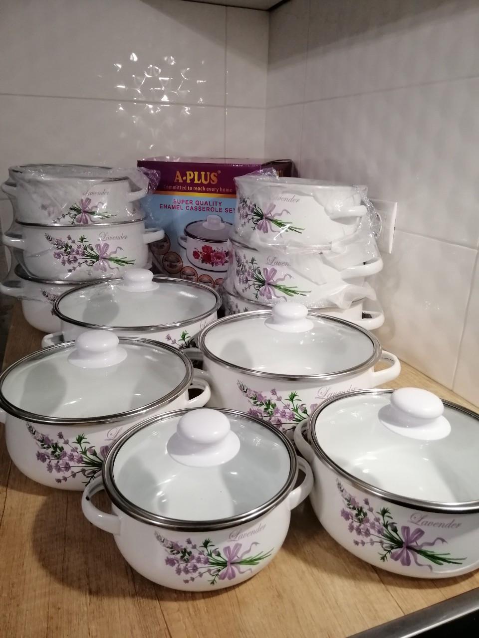 Набор кастрюль А-Плюс эмалированных 10 пр. (543) - фото 4