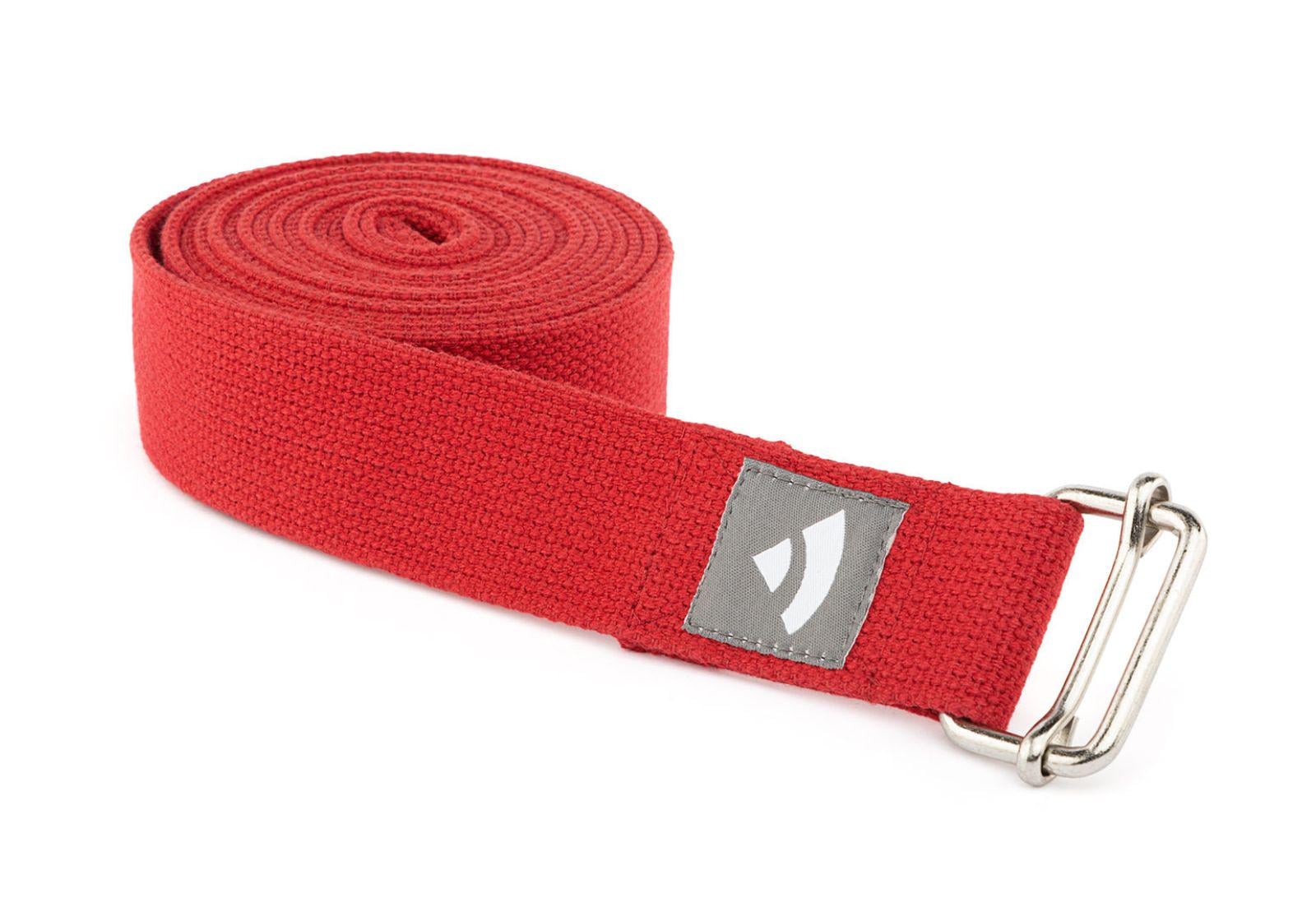 Ремень для йоги Bodhi Asana Belt Pro 300х3,8 см Красный (4402)