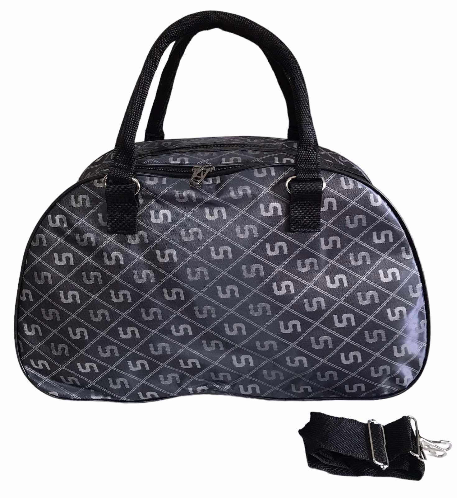 Сумка дорожная ручная кладь с длинным ремнем через плечо GB Темно-серый (2536) - фото 1