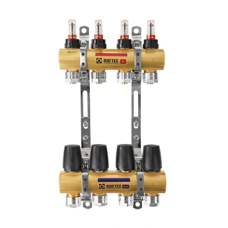 Коллектор Raftec LCR-1.4 с расходомерами и евроконусами