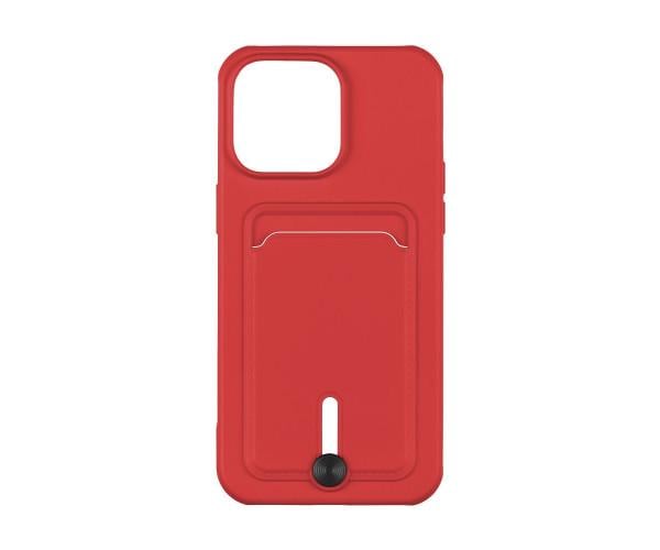 Чохол накладка TPU Colorfull Pocket Card для Apple iPhone 15 Pro Max 14.Red