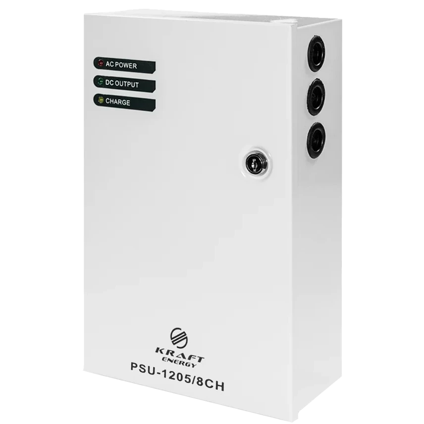 Джерело безперебійного живлення Kraft PSU-1205/8CH (2902612467)