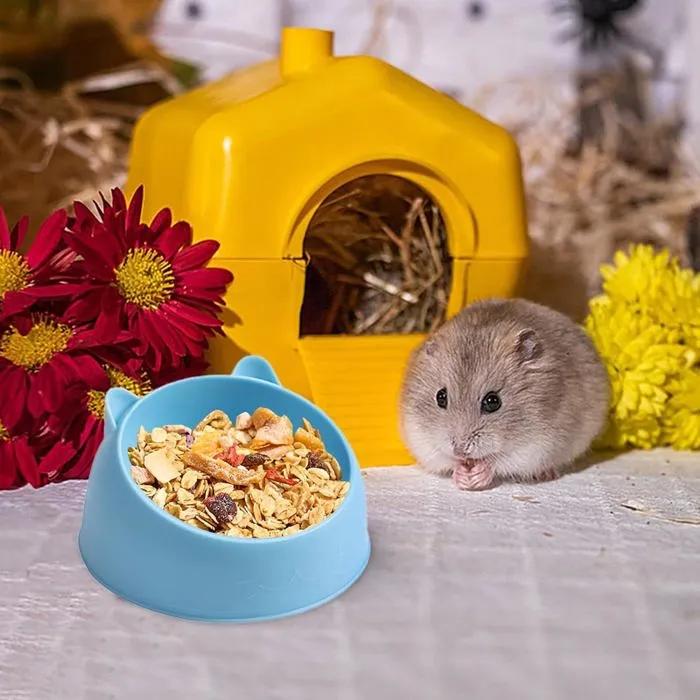 Миска для годування кішок та гризунів стійка з вушками пластикова 13x7 см Блакитний (D-0136) - фото 4 Миска для годування кішок та гризунів стійка з вушками пластикова 13x7 см Блакитний (D-0136) - фото 4