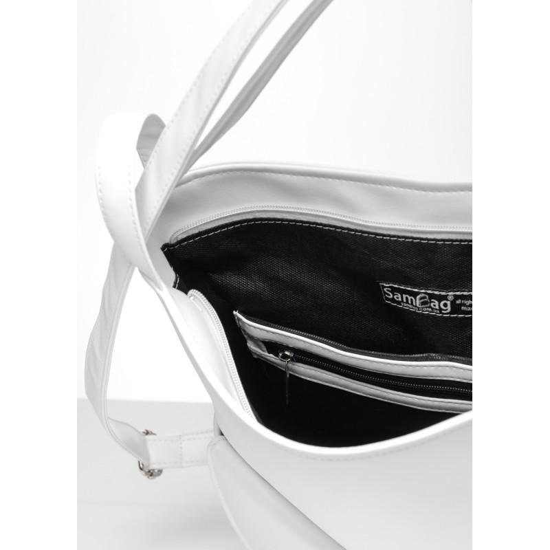 Рюкзак женский Sambag Asti XKH 37x36x14 см Белый - фото 4