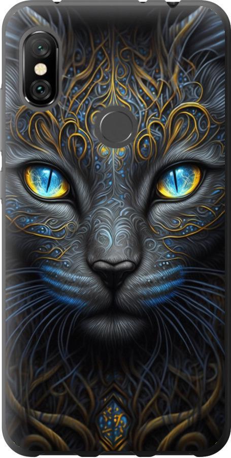 Чехол на Xiaomi Redmi Note 6 Pro Кошка (5548t-1551-42517)