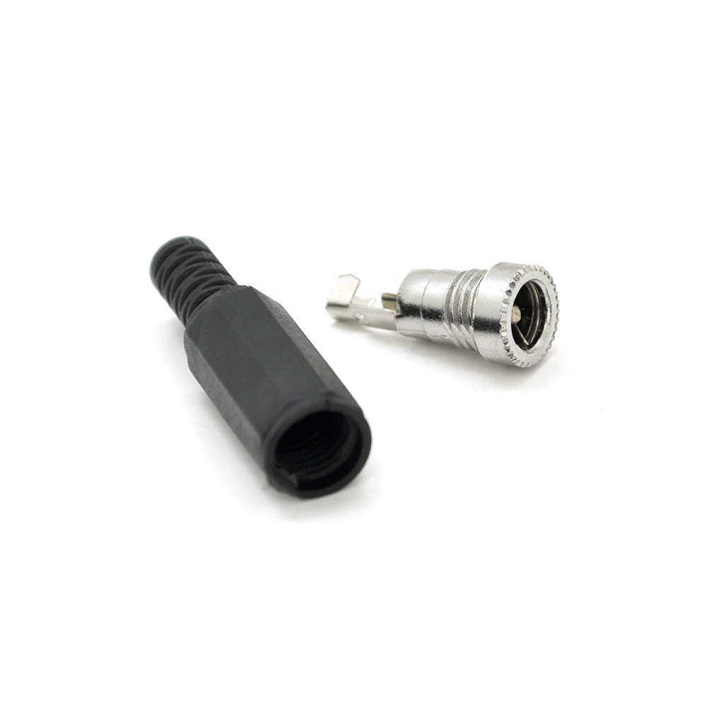 Гнездо питания под пайку VOLTRONIC DC-M 5,5х2,1 мм Черный (YUT_V1903)