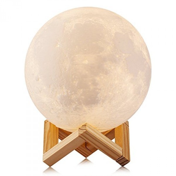 Ночной светильник Луна 3D Moon Light 15 см с пультом ДУ