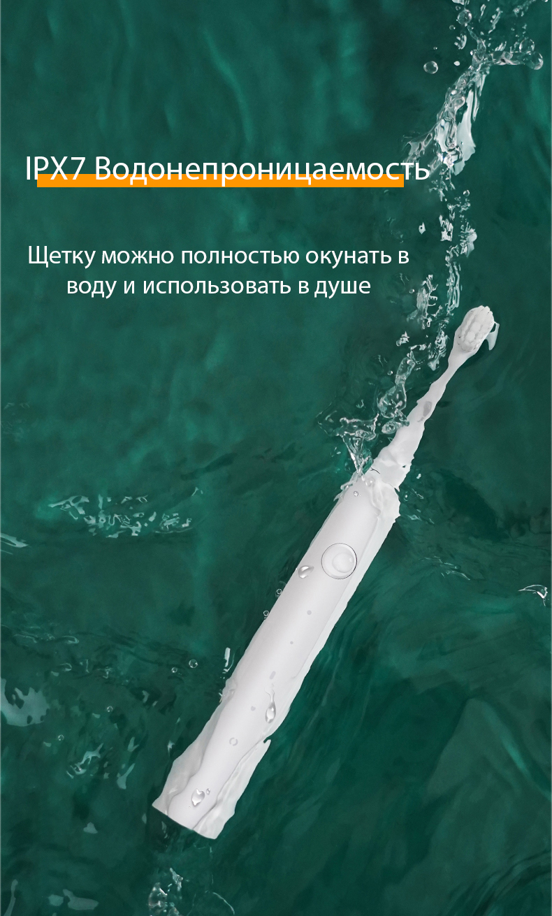 Электрическая зубная щетка Infly T03 Purple - фото 5