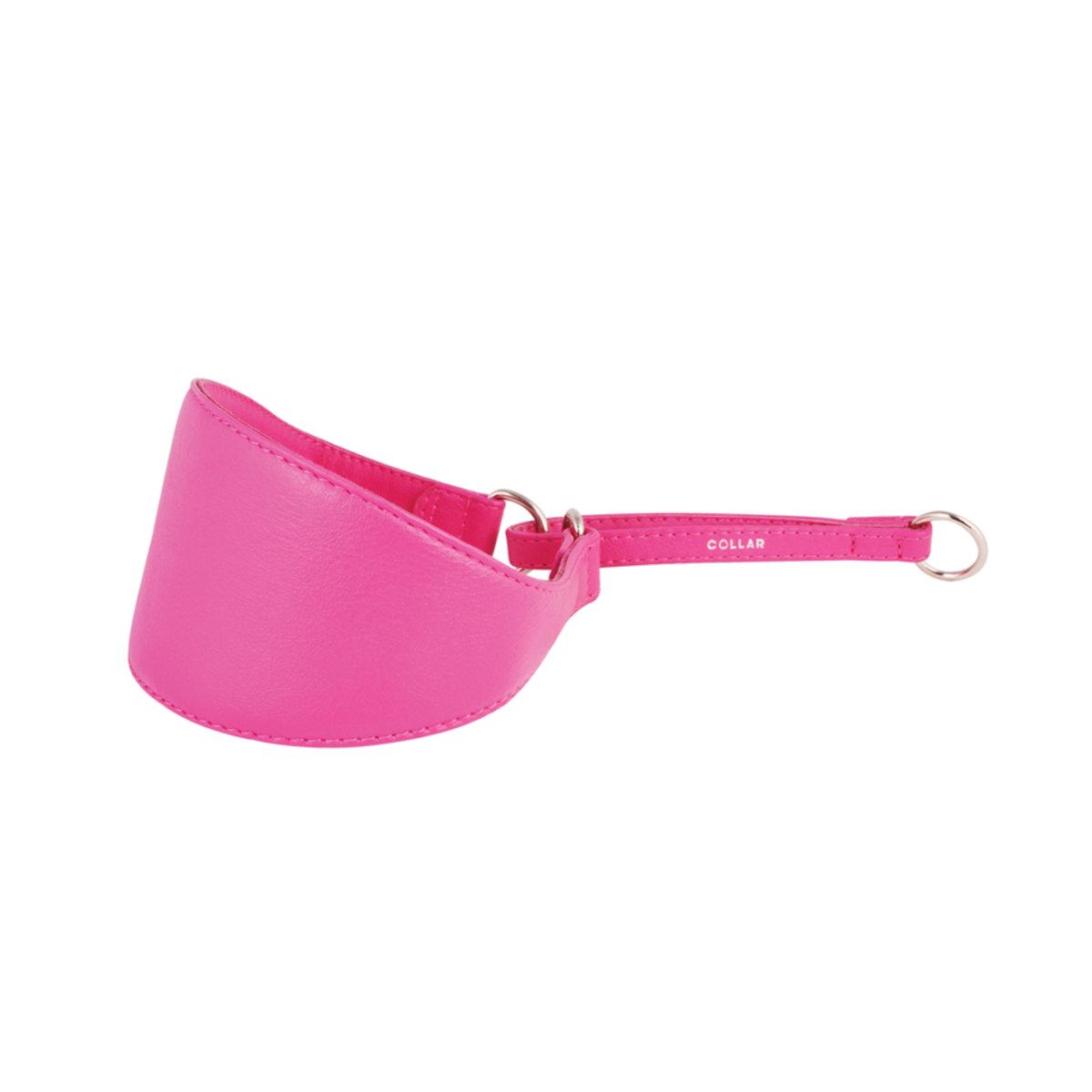 Ошейник-удавка Collar GLAMOUR 75 мм x 38-47 см Розовый