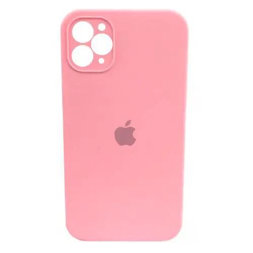 Силиконовый Чехол Накладка Закрытая Камера Silicone Case Full Camera Для iPhone 12 Pro Pink