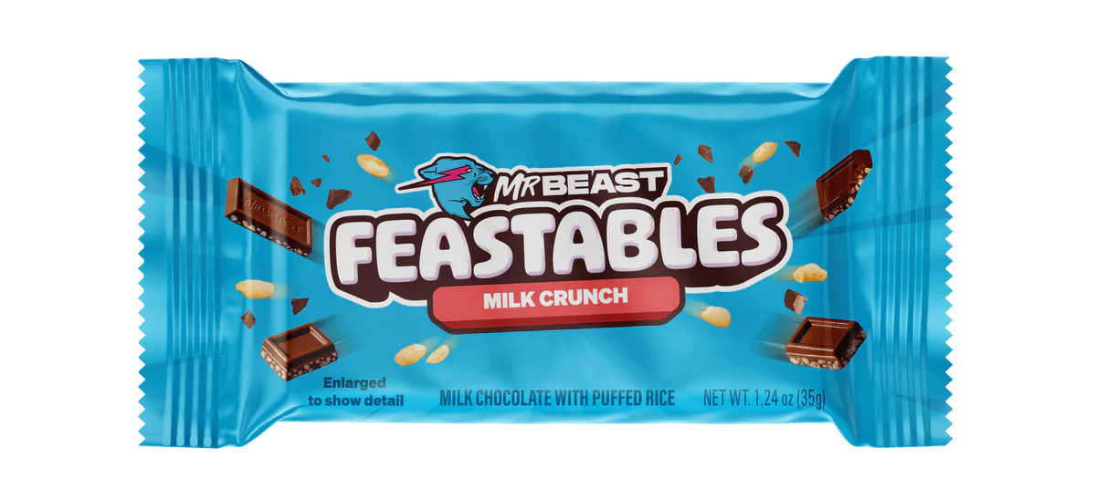 Шоколад Feastables Mr Beast Bar Milk Сrunch 35 г (egsbdgbvds)