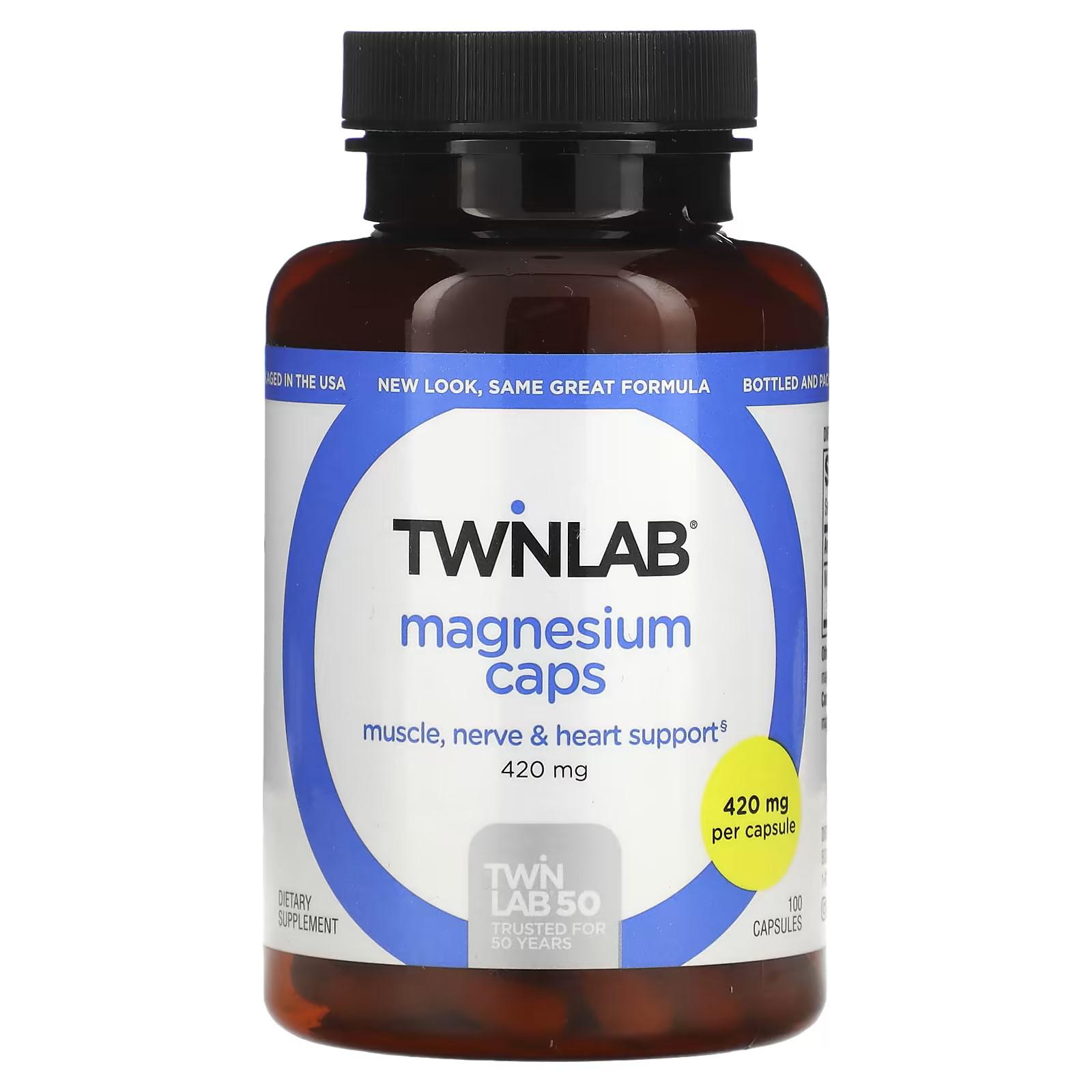 Магний Twinlab Magnesium 420 mg 100 Capsules Магний Twinlab Magnesium 420 mg 100 Capsules