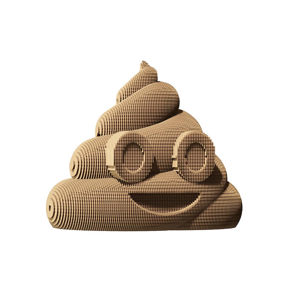 Картонный конструктор Cartonic 3D Puzzle POOP (8987175) - фото 6