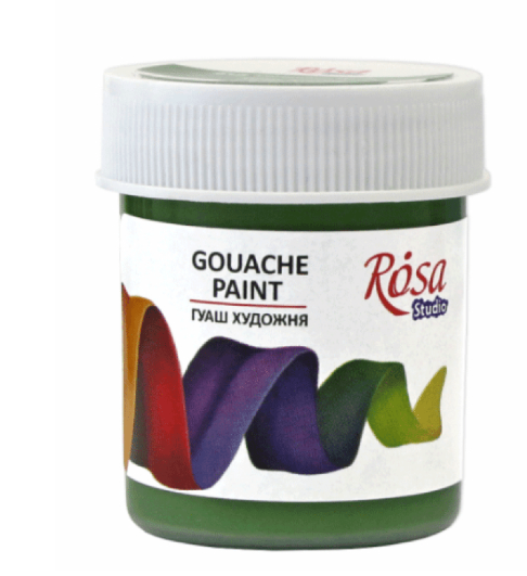 Краска гуашевая ROSA Studio 40 мл Окись хрома (1101)