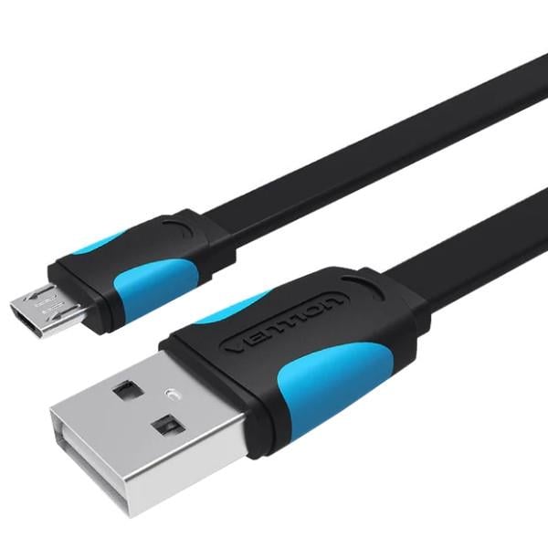 Кабель Vention USB2.0 AM-micro BM 2 м Black (VAS-A08-B200)