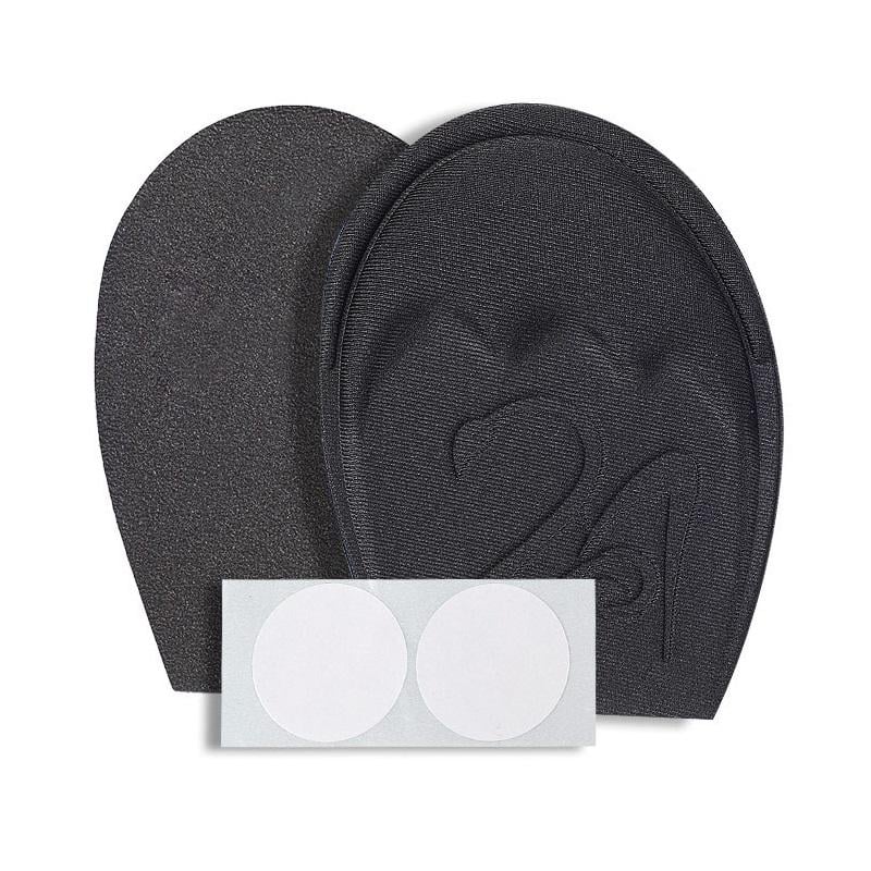 Стельки-невидимки на переднюю часть обуви для уменьшения размера унисекс универсальный размер Черный (R1879)