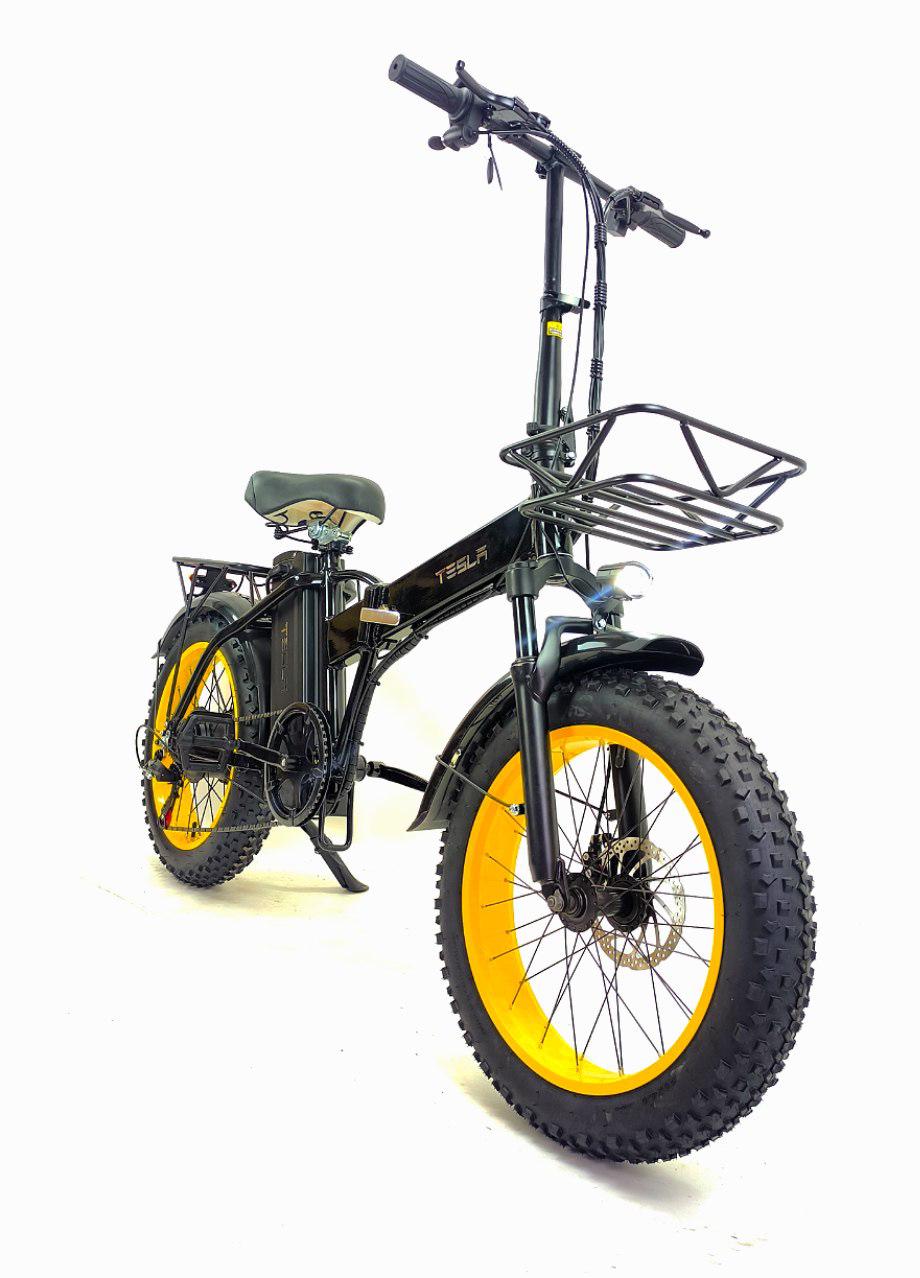 Електровелосипед складаний Fatbike Tesla 20" 1200W 48V 25Ah з кошиком - фото 5 Електровелосипед складаний Fatbike Tesla 20" 1200W 48V 25Ah з кошиком - фото 5