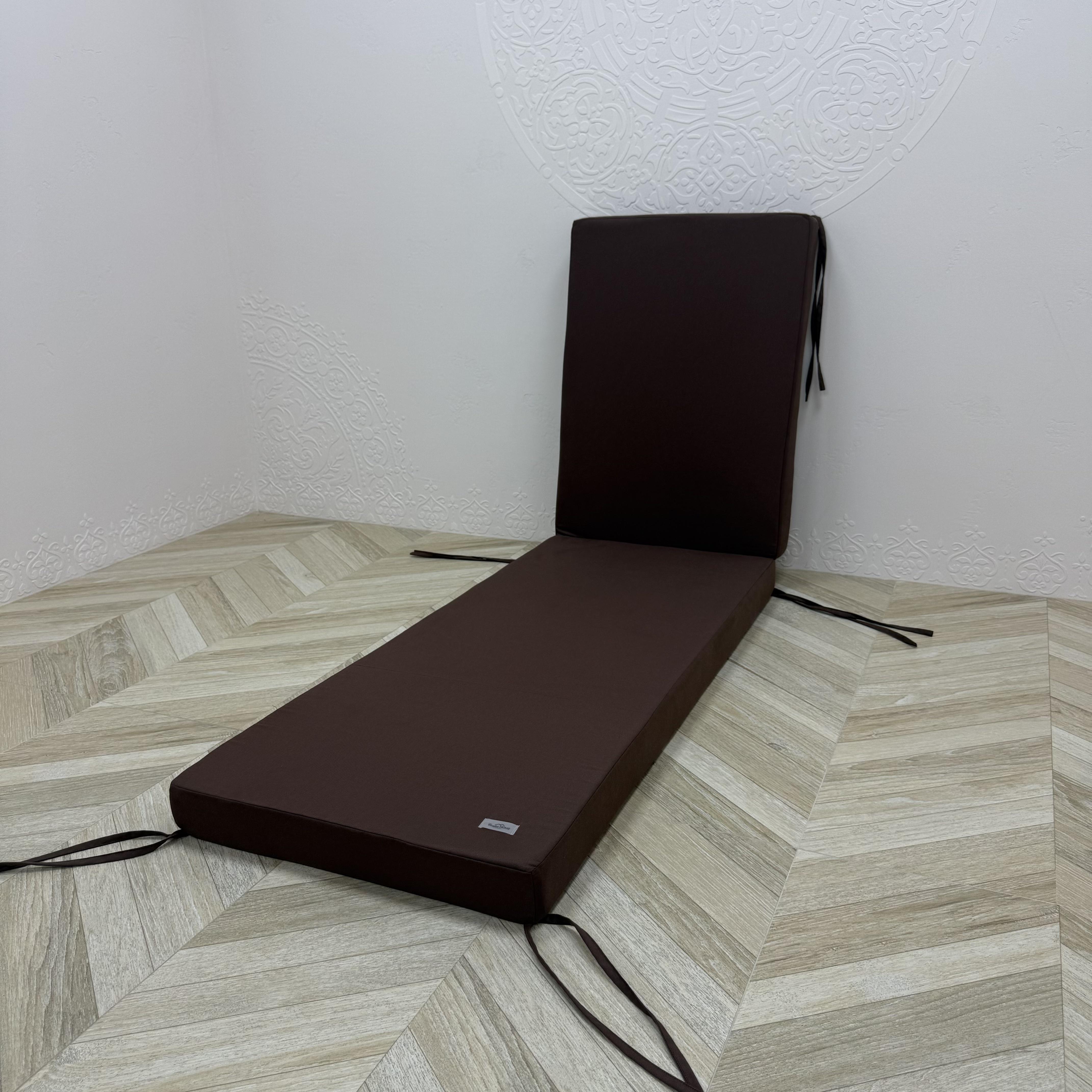 Матрас на шезлонг панама Comfort Home 60х120х70x8 см Brown