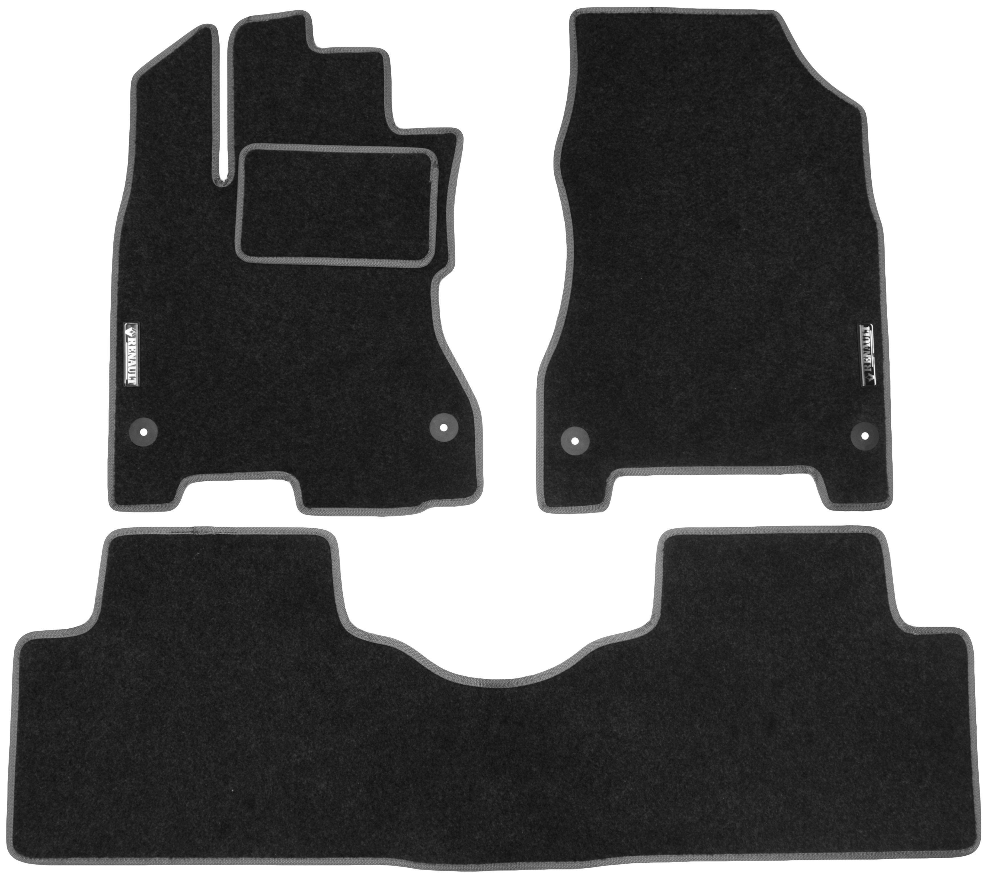 Килимки в салон Стандарт для Renault Koleos '06-16 текстильні Сірий