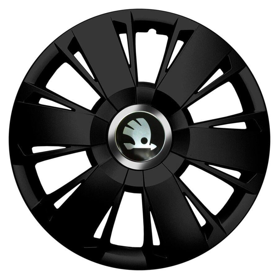 Комплект колпаков JAWOPLAST Sportivo R15 для Skoda 4 шт. Black (28434581) - фото 1