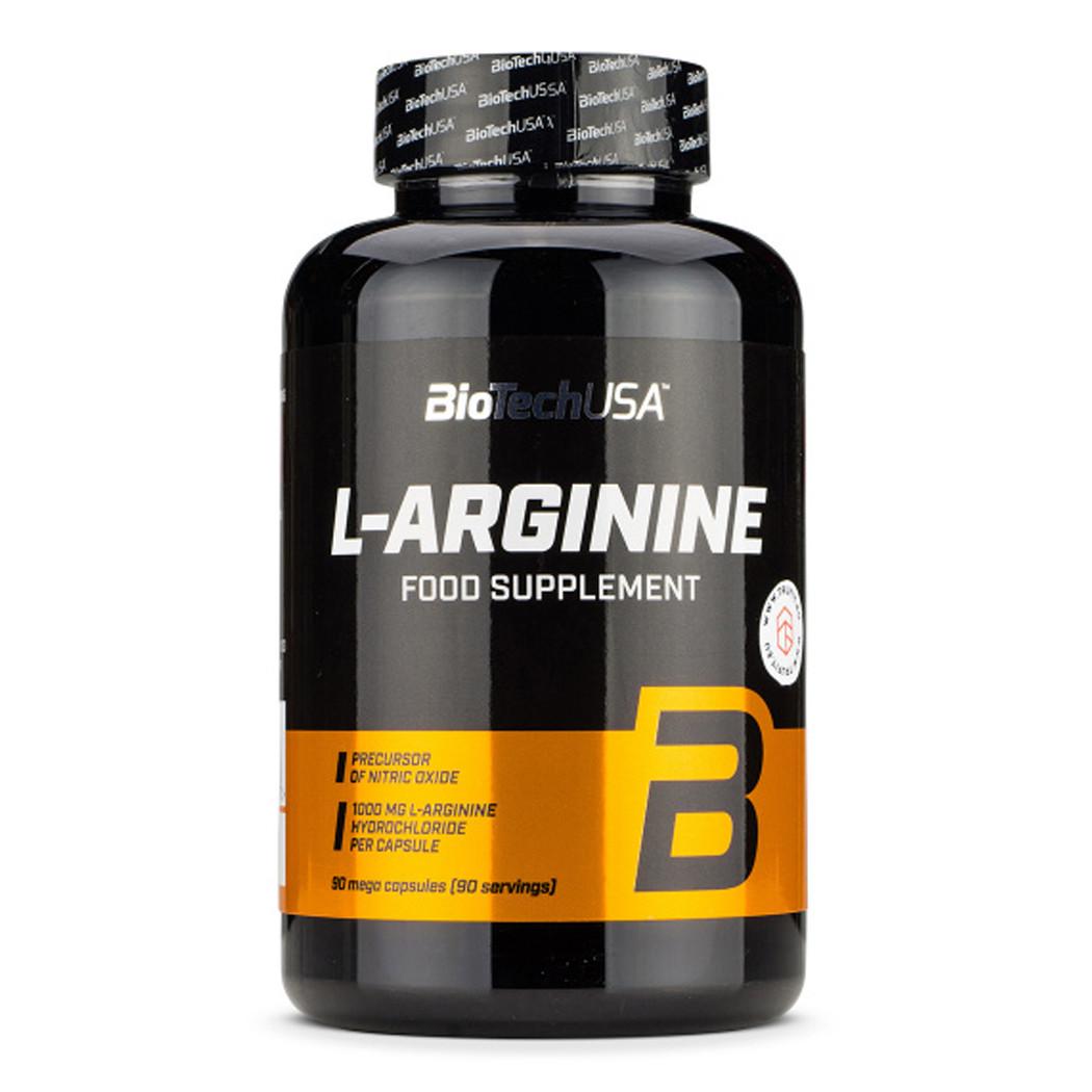 Аргинин BioTech USA L-Arginine Mega Caps 90 капс. (06272-01)