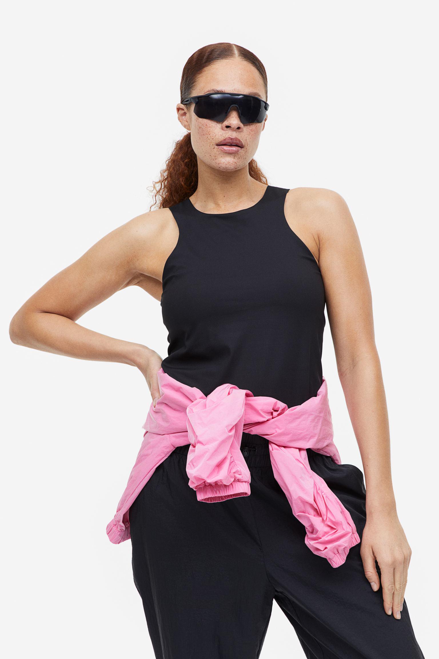 Майка спортивна H&M XS Чорний (EA1091089883)