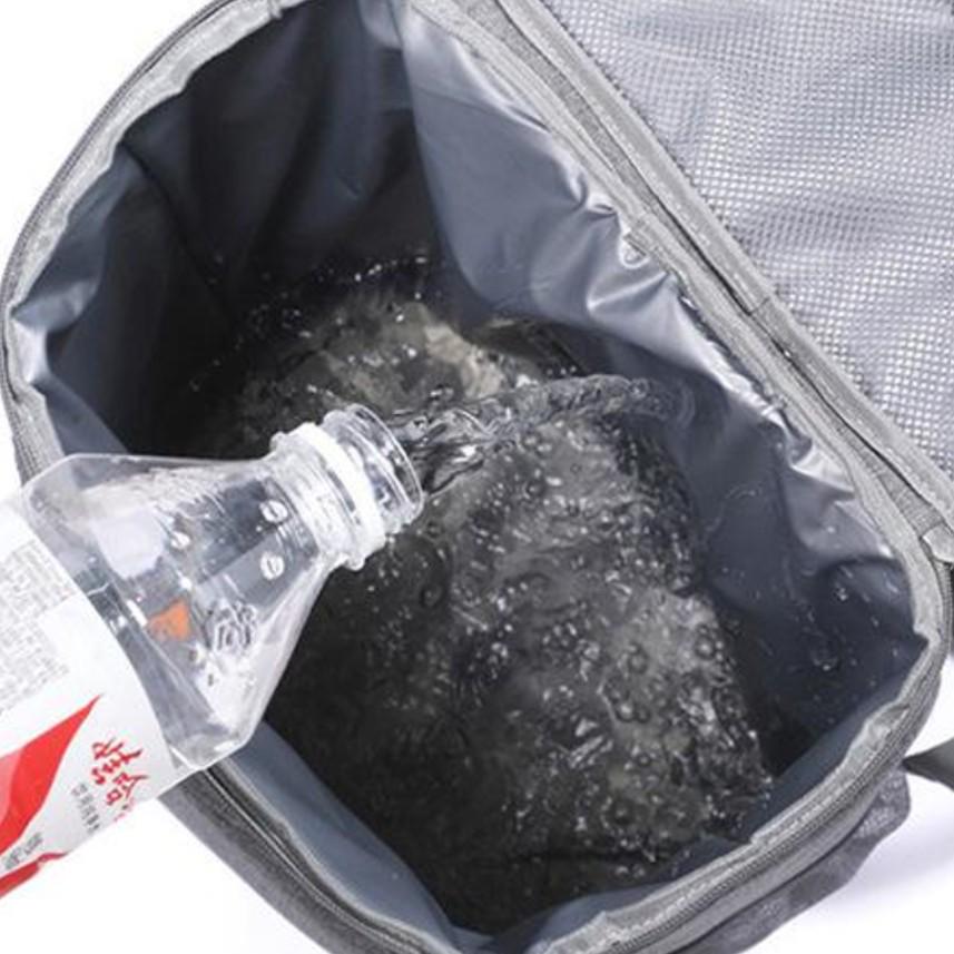 Рюкзак-холодильник туристичний 1 відділення з лямками на спину 40х30х19 см 18 л Чорний (117-1) - фото 7