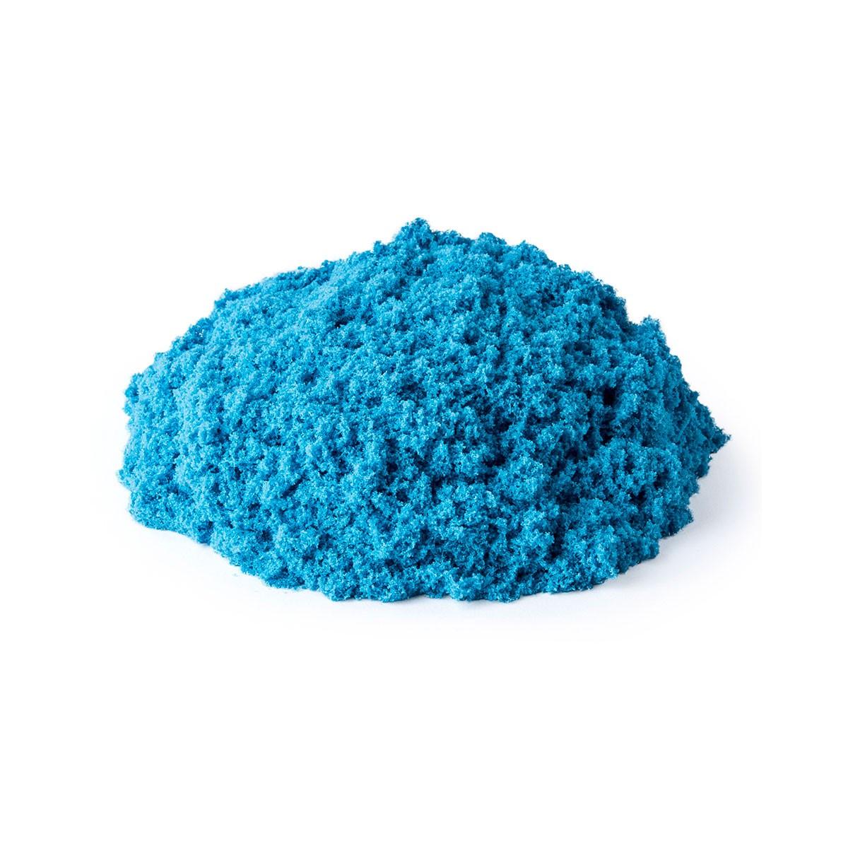 Песок для детского творчества KINETIC SAND COLOUR 907 г Синий (71453B-ks) - фото 2