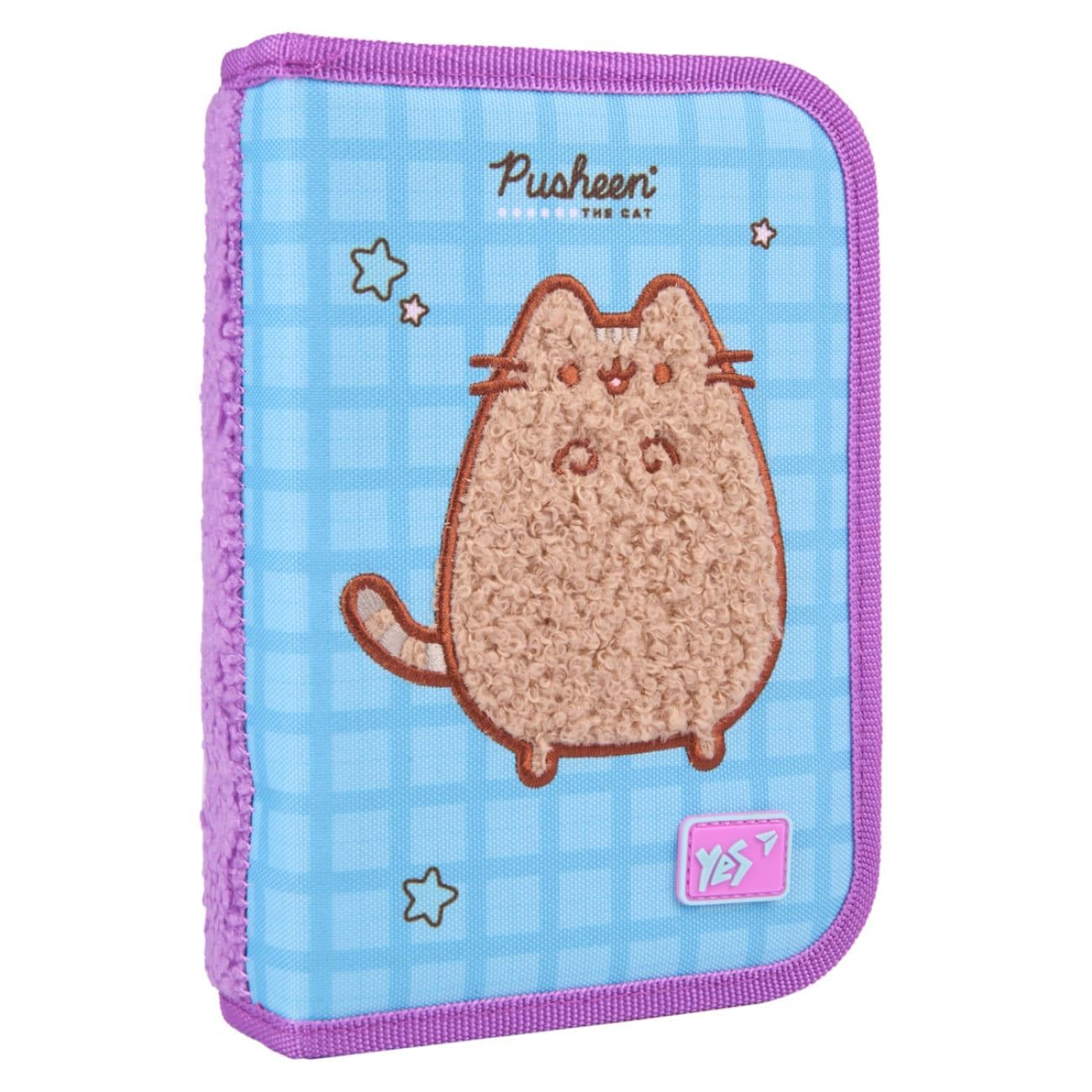 Пенал школьный YES Pusheen The Cat твердый 1 отделение Сиреневый (533645)