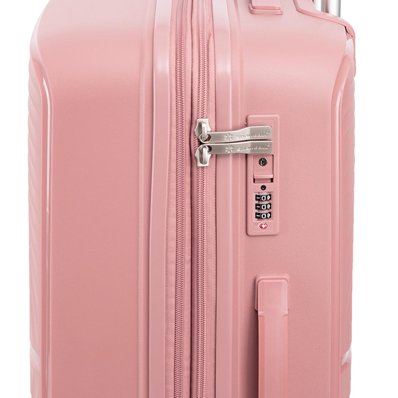 Валіза середня Snowball 40903 поліпропілен M Рожеве золото - фото 8 Валіза середня Snowball 40903 поліпропілен M Рожеве золото - фото 8