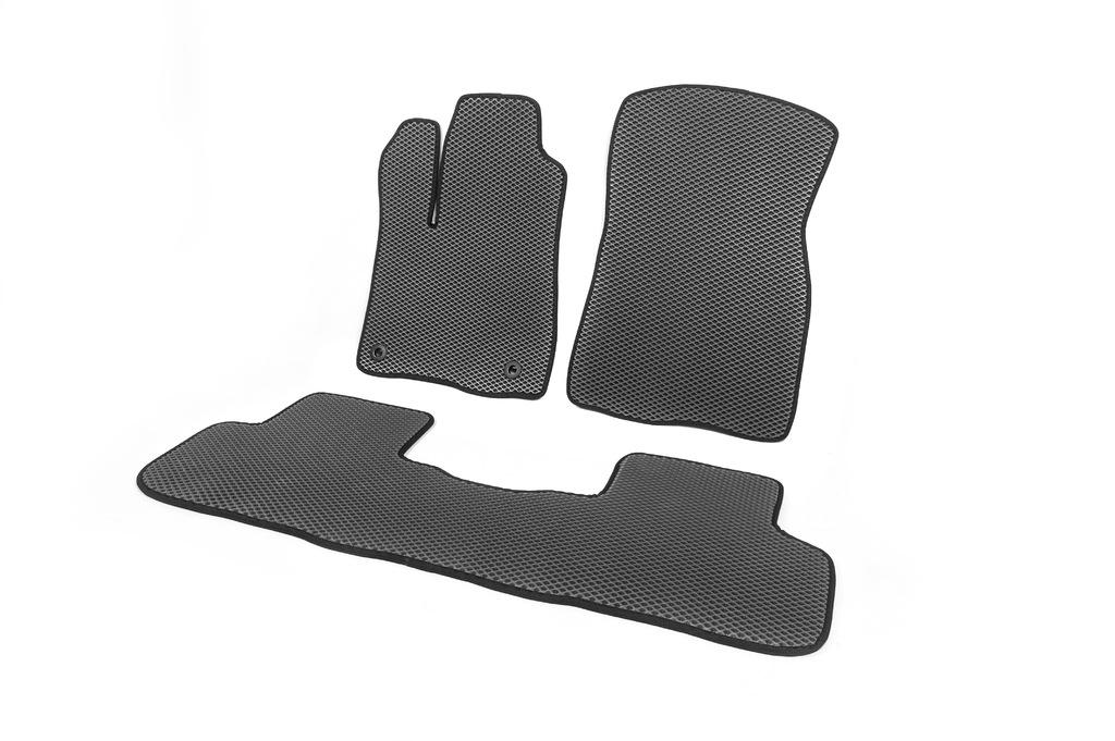 Коврики автомобильные Digital Designs для Toyota Highlander 2014-2019 г 2 ряда EVA Черный (86932)