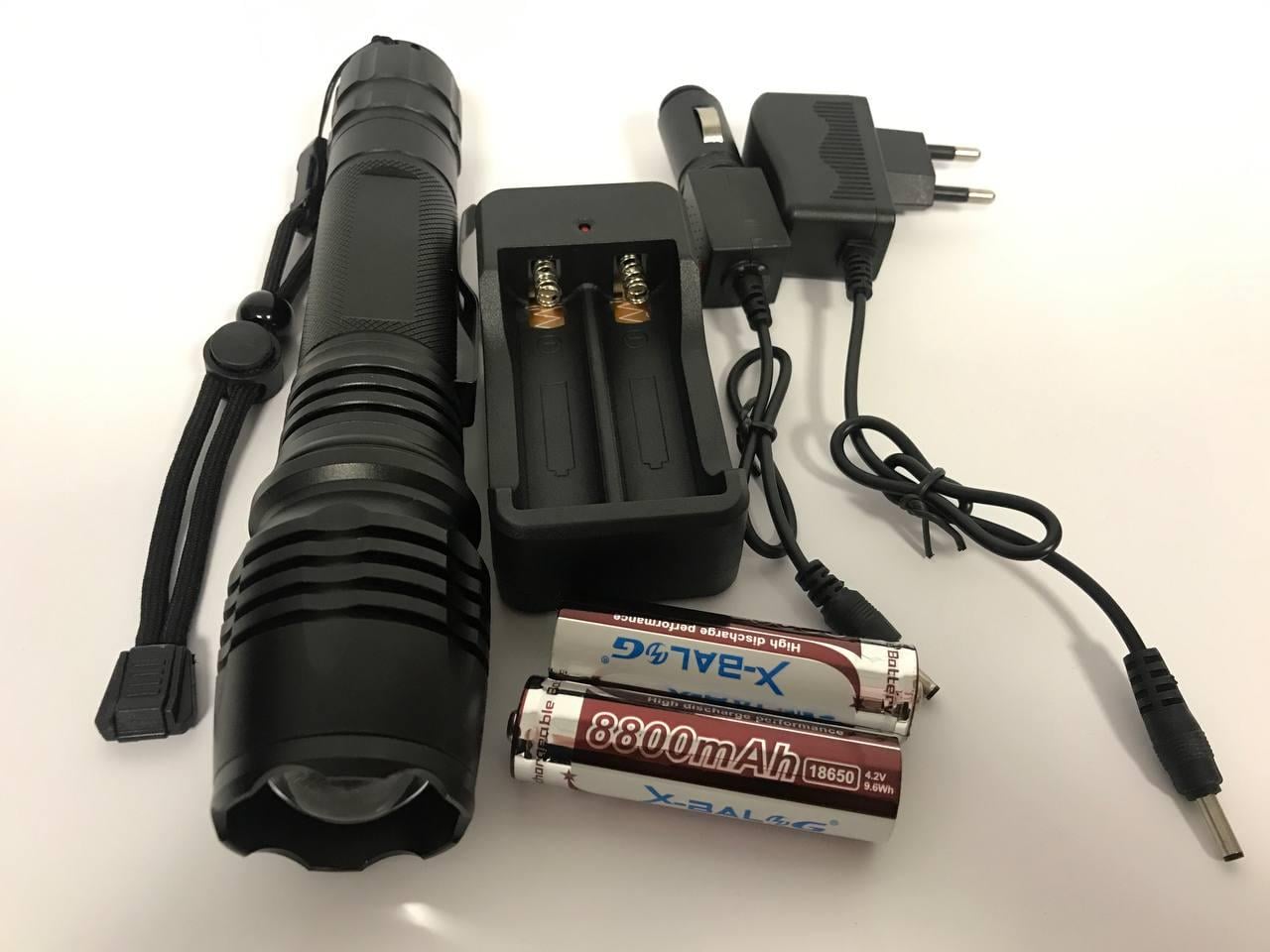 Фонарик BLP08 P50 2х18650 (29773233)