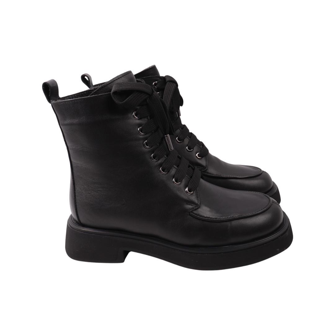 Ботинки женские Tucino из кожи р. 39 Черный (573-22ZHC)