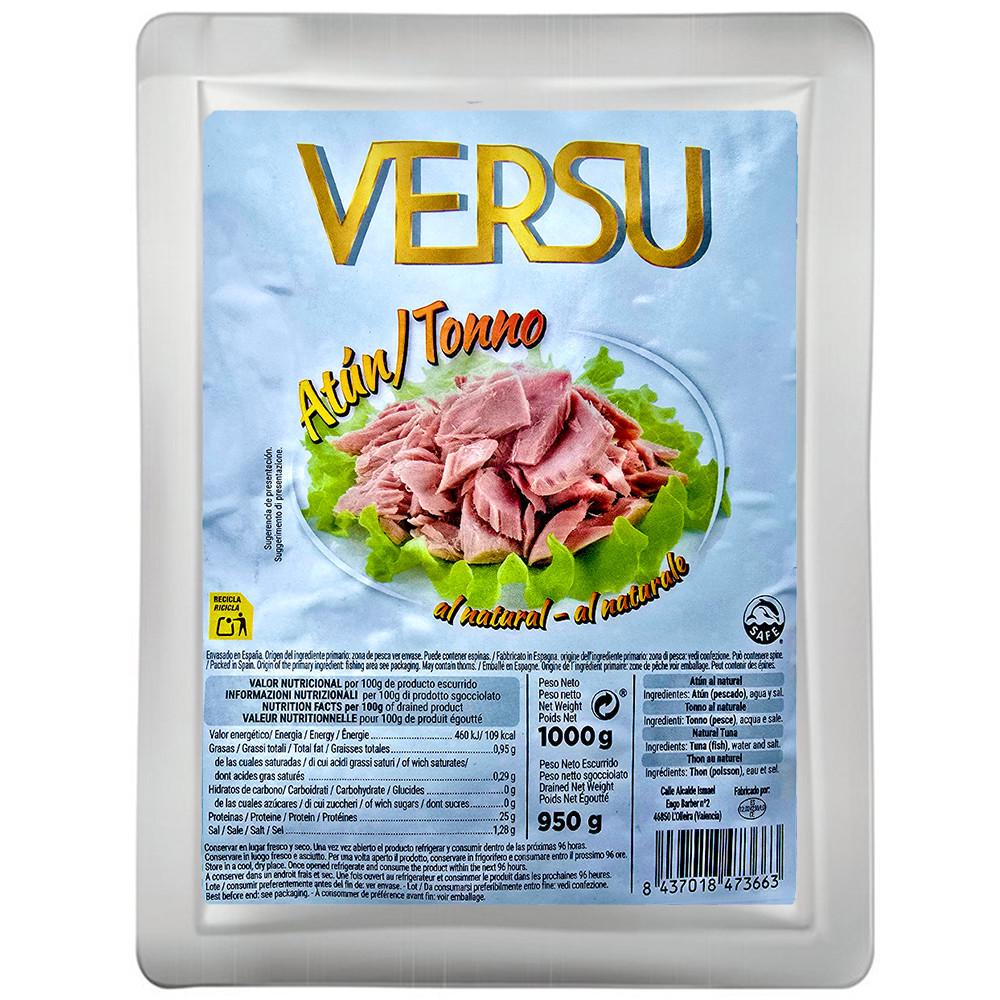 Тунец Versu Atun Tonno al natural в собственном соке 1 кг