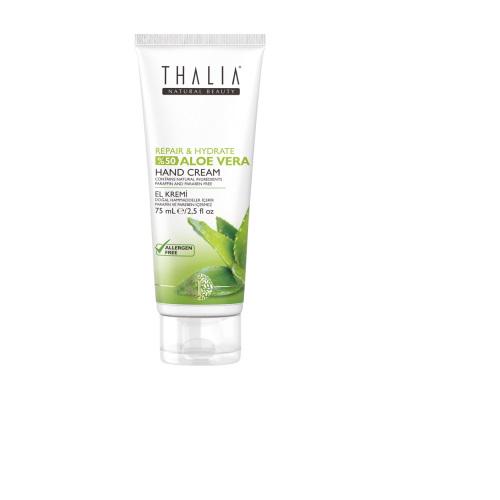 Крем для рук Thalia Восстанавливающий с 50% алоэ вера 75 мл (220310)
