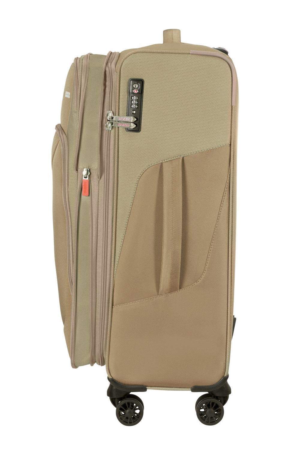 Валіза з розширенням American Tourister Summerfunk 67,5x42x27,5/29,5 см Бежевий (78G-02004) - фото 6