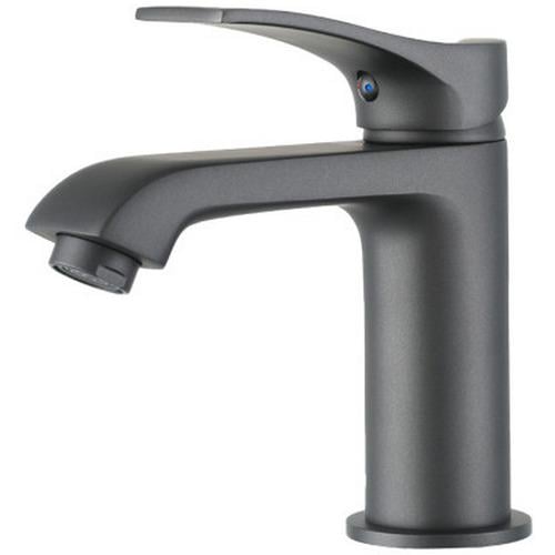 Змішувач для умивальника Frap F1075-9 одноважільний Сірий (214088)